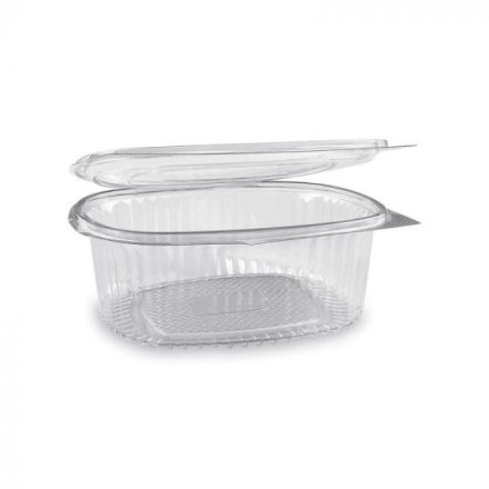 "Gastro" oval plastic with lid 1000 ml [ 50 pcs/pack ] [ 400 pcs/# ]