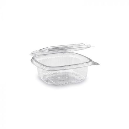 "Gastro" square plastic with lid 250 ml [ 50 pcs/pack ] [ 600pcs/# ]