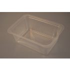 Foiled square plastic box transparent 1250 ml PP [ 150 pcs/pack ]