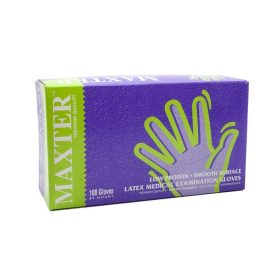   Gumikesztyű latex púderes fehér XL  [ 100 db/cs] [ 10 cs/# ] Maxter