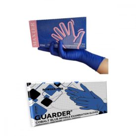   Gumikesztyű nitryl KÉK púdermentes S [ 100 db/cs ] [ 10 cs/# ] Maxter, Guarder