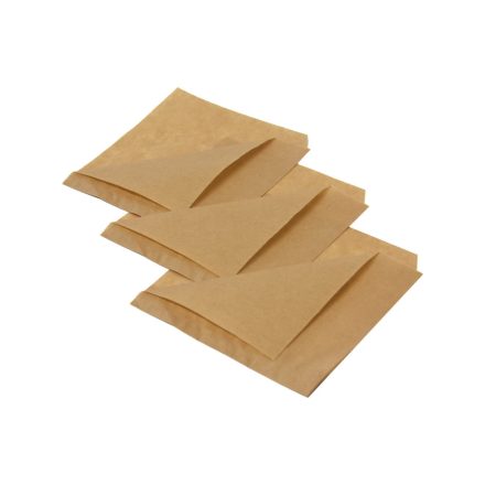 Hamburger kraft papírtasak 15x16cm
 [200 db/cs ]
