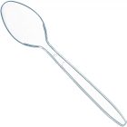 Spoon plastic TRANSPARENT Superior [50 pcs/pck] [40 pck/ctn] reusable