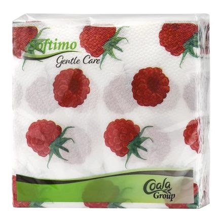 Szalvéta Softimo 1 rtg  (34 x 34 cm) [ 45 db/cs ] [28cs/#] Málna