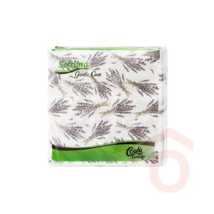 Szalvéta Softimo 1 rtg  (34 x 34 cm) [ 45 db/cs ] [28cs/#] Levendula
