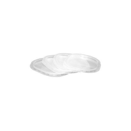 Oval swedish lid plastic (100 pcs/pck) (9 pck/ctn)