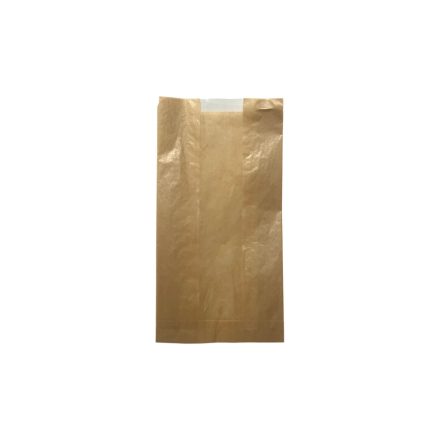 Paper bag with window, brown natron/kraft (160/60 x 250 mm) (1500 x pcs/ctn)