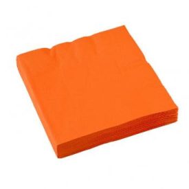   Napkin folded in 4, 2 layers orange (33 x 33 cm) (250 sheet/pck) (8 pck/ctn)