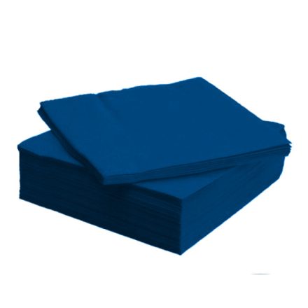 Napkin folded in 4, 2 layers dark blue (33 x 33 cm) (250 sheet/pck) (8 pck/ctn)