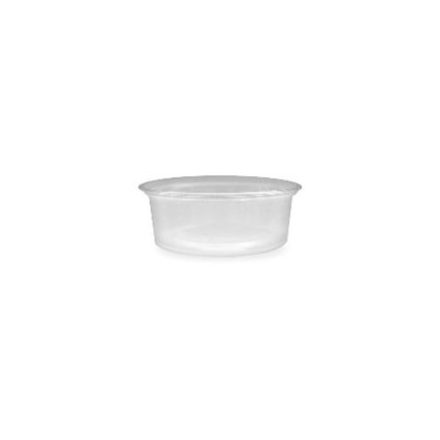 Saucer bowl plastic 80 ml (50 pcs/pck) (20 pck/ctn)
