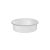 Saucer bowl plastic 125 ml (100 pcs/pck) (10 pck/ctn)