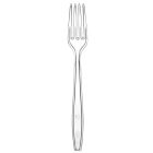 Fork TRANSPARENT plastic Superior (50 pcs/pck) (40 pck/ctn) reusable 
