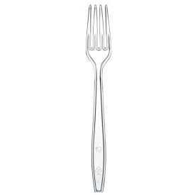   Fork TRANSPARENT plastic Superior (50 pcs/pck) (40 pck/ctn) reusable 