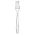 Fork TRANSPARENT plastic Superior (50 pcs/pck) (40 pck/ctn) reusable