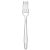 Fork TRANSPARENT plastic Superior (50 pcs/pck) (40 pck/ctn) reusable 