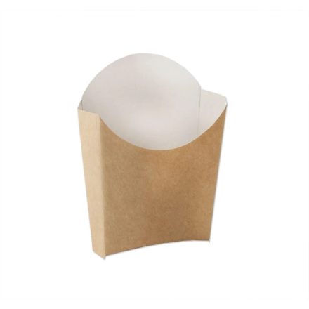 Paper box for french fries kraft 32*68*100 mm [ 50 pcs/pck ]