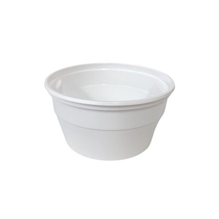 B-gulyástál PP műanyag fehér 500 ml [ 50 db/cs ] [ 9 cs/# ]