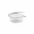 Saucer bowl with lid 80 ml [ 100 pcs/pck ] [ 10 pck/# ]