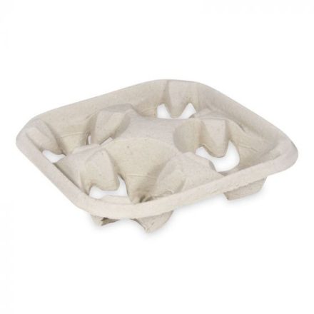 Pohártartó papír 4-es kraft [50 db/cs ] [ 11 cs/# ]