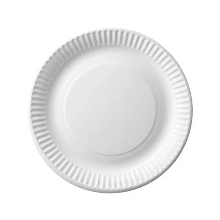 Papírtányér 18 cm lebomló [ 50 db/cs ][ 20 cs/# ]