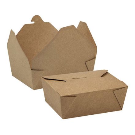 Food Box 1300 ml kraft 120x152x65 mm [ 45 pcs/pck ] [  6 pck/# ]