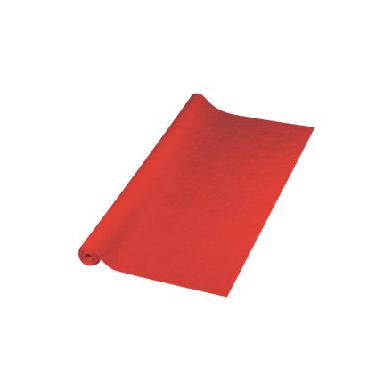 Asztalterítő piros papír 120 cm x 7 m [ 25 tek./# ]