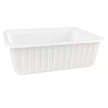 Universal szögletes tál fehér 750 ml PP [50 db/cs] [8 cs/#]