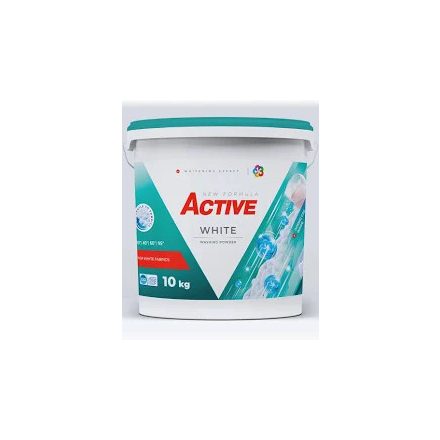 Active mosópor 10 kg Vödrös 
White