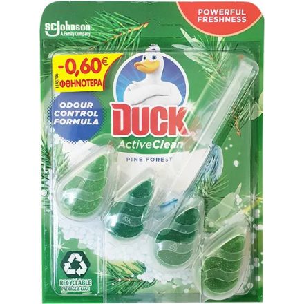 Duck Active Clean Wc illatosító
Pine Forest 38,6 g