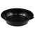 Salad bowl black plastic 1000 ml Snap On (50 pcs/pck) (450 pcs/ctn)