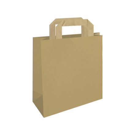 Paper bag with handle ( 18*8*22 cm ) [ 50 pcs/pck ] [ 5 pck/# ]