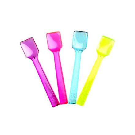 Neon Ice Cream spoon [ 500 pcs/pck; 10pck/# ] 