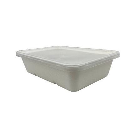 Lid to "china" sugarcane food container 50 pcs/pck