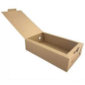   Pizzadoboz Calzone fehér/barna nyomatlan 30,5cm x 16,5cm x 7,5cm  [ 50 db/cs ]