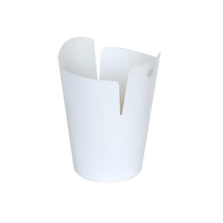 Papír doboz kerek fehér / 500 ml (Take away) [ 50 db/cs ] [20 cs/# ]
