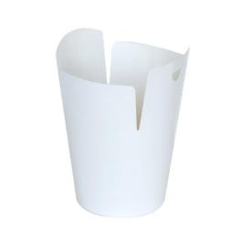   Papír doboz kerek fehér / 750 ml (Take away) [ 50 db/cs ] [10 cs/# ]
