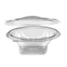   Egybefedeles doboz 500ml kerek tetejű és szögletes aljú műanyag doboz PET [ 50db/cs] [10cs/# ]