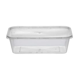   Szögletes  doboz PP Átlátszó 750 ml + tető [50db/cs]
[8cs/#]
