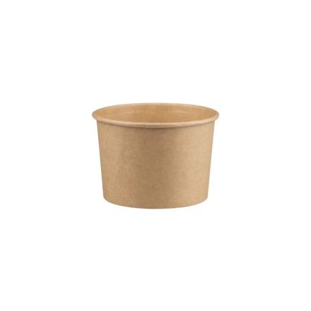 Papír leveses tégely 750 ml kerek kraft
[115 mm ] [ 50 db/cs ] [ 10 cs/# ]