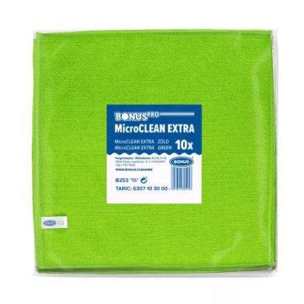 Bonus Pro Mikroszálas törlőkendő Extra zöld 40x40 cm
10db/cs