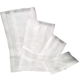   Papírzacskó fehér zsírálló 1kg (14 x 26 cm) [250 db/cs] 6cs/# ***
