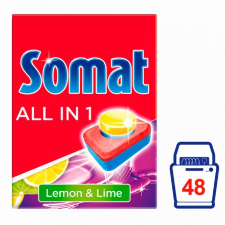 Somat All in 1 mosogatógép tabletta Lemon Lime XL [ 48 db/cs ]