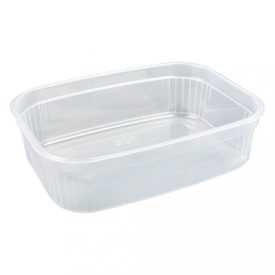   Szögletes tálka műanyag 450 ml PP tető nélkül [ 50 db/cs ]