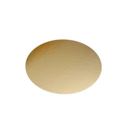 Paper plate for cakes 26 cm - gold