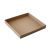 Street food tray for pizza brown 325x325x25mm [ 100 pcs/pck ]