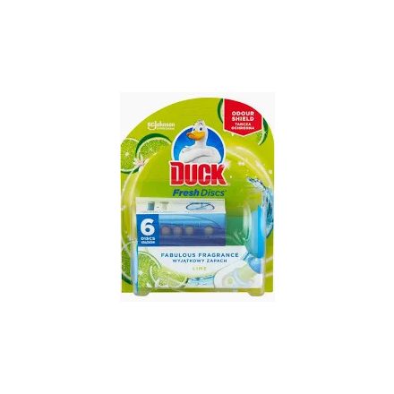 Duck Fresh Discs 
Wc öblítő korong 
36 ml Lime