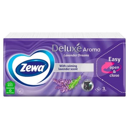 Papírzsebkendő Deluxe 90db Lavender [3 rtg. 90 db] Zewa
