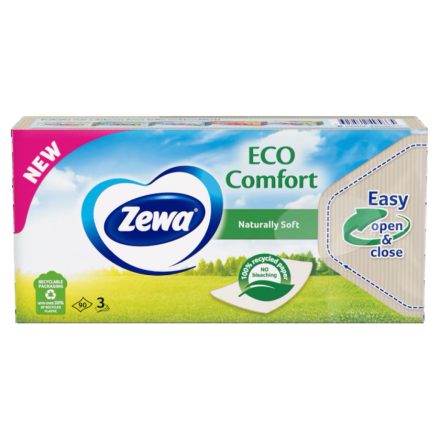Papírzsebkendő Deluxe 90db Eco Comfort [3 rtg. 90 db] Zewa