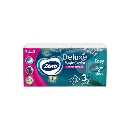 Papírzsebkendő Deluxe 90db Limited Edition [3 rtg. 90 db] Zewa