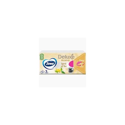 Papírzsebkendő Deluxe Spirit of Tea 90db [3 rtg. 90 db] Zewa